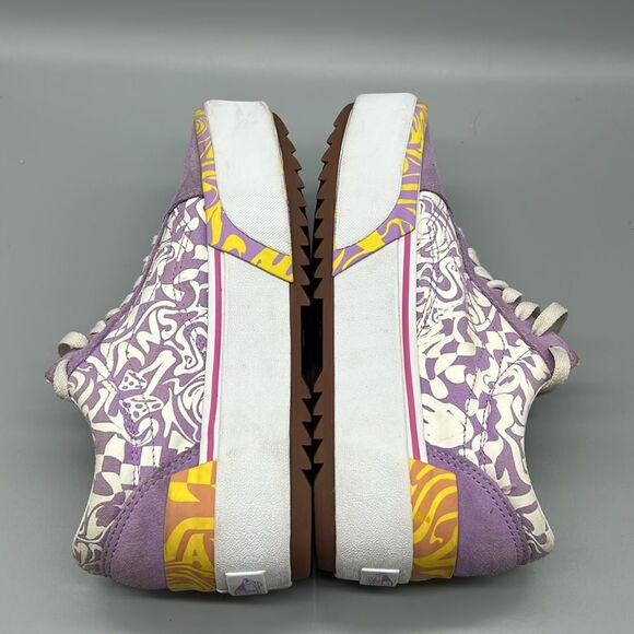 Vans Old Skool Stacked Wavy Days Platform Suede Shoes - Picture 9 of 11